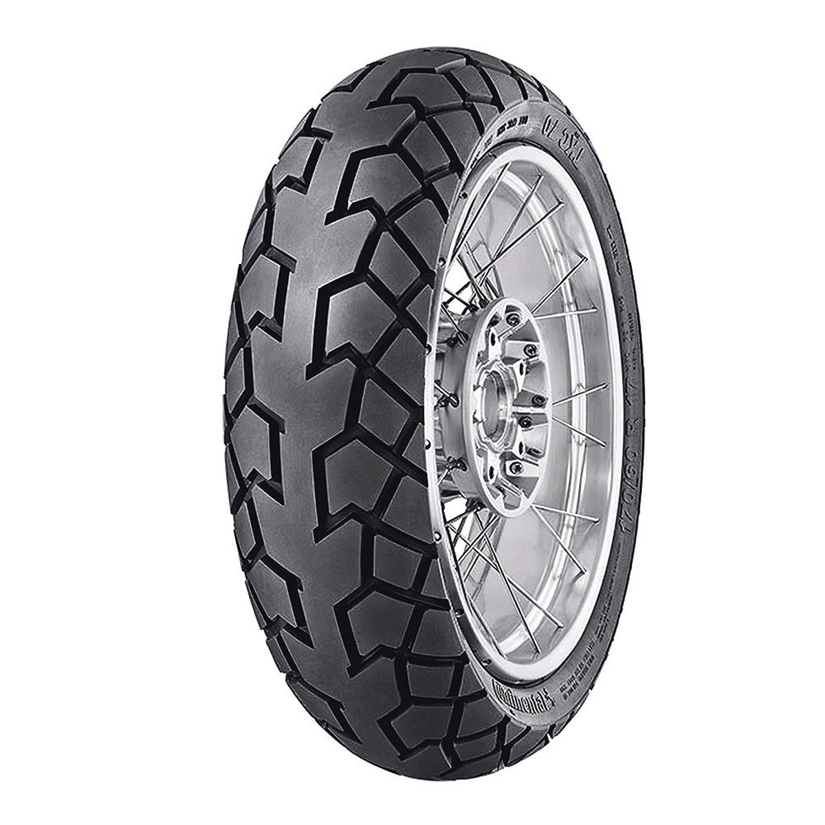 120/90-17 64T TKC70 Tyre TL Rear Continental (C1712090TKC70)