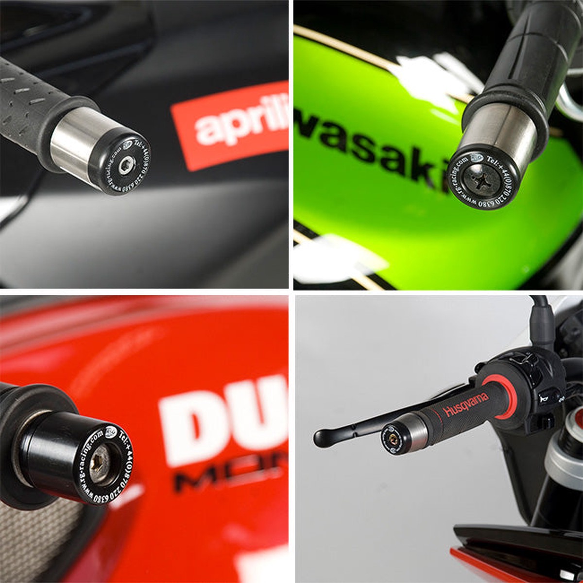 Bar End Sliders Honda CBR250RR 17- CBR650R 19- R&G (BE0128BK)