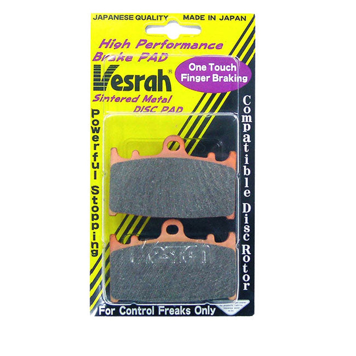 VD127/2JL Sintered Metal Brake Pads Vesrah. Alt: AX350843 (VD1272JL)