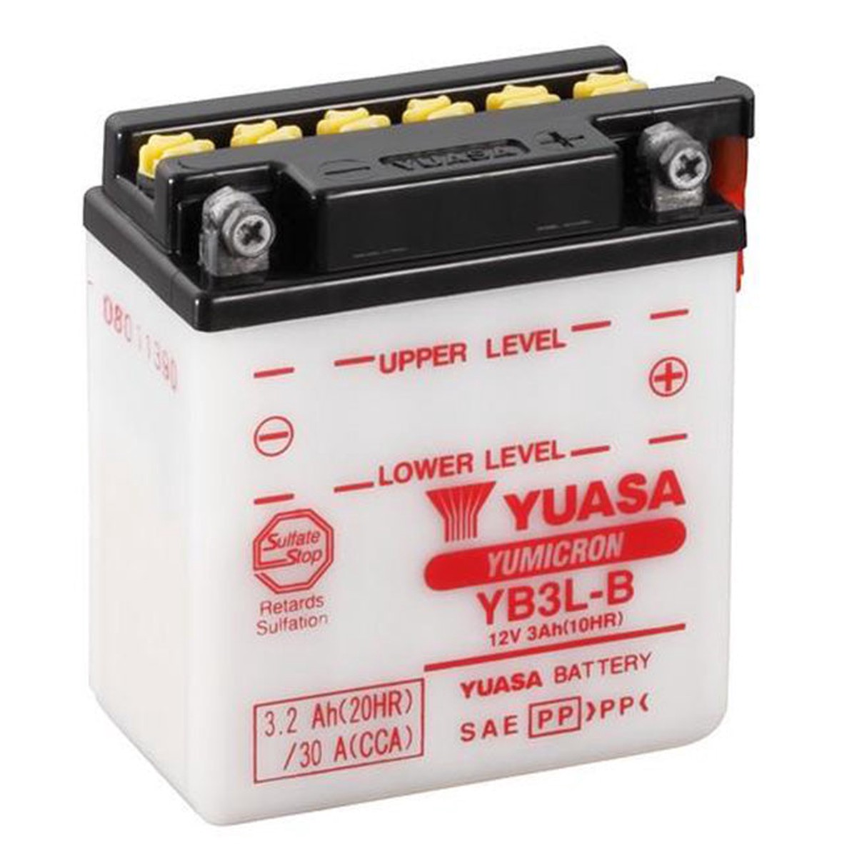 YB3L-B DG Battery with 0.24ltr acid pack Yuasa (YB3LBPK)