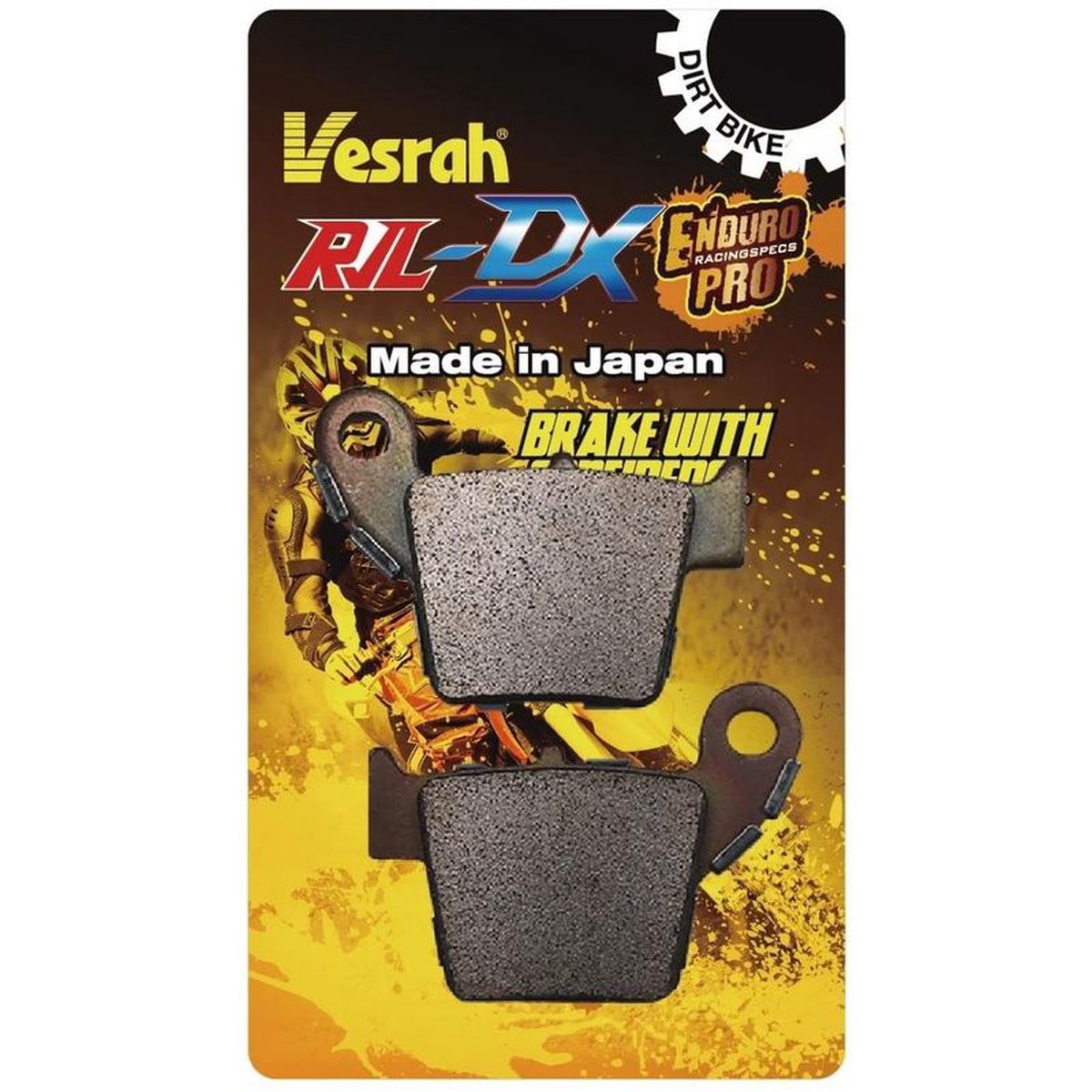 DX168 Offroad Racing Brake Pads Vesrah. Alt: VD168JL