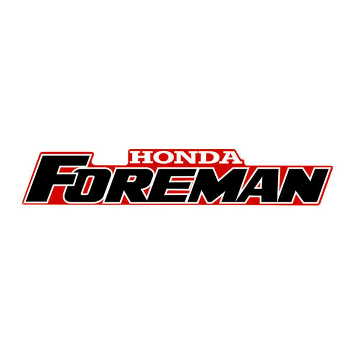Honda Foreman Tank Sticker 300mm White/Red/Black (700.0100)