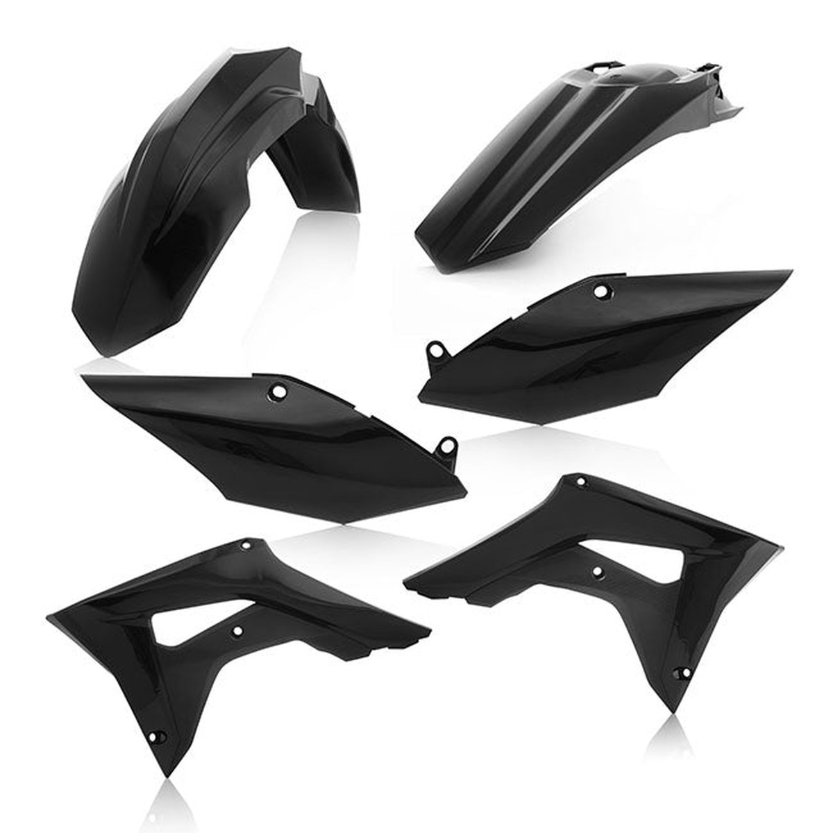 Honda Plastic Kit (CRF250/450R 18-21/17/20) Black Acerbis (22384.090)