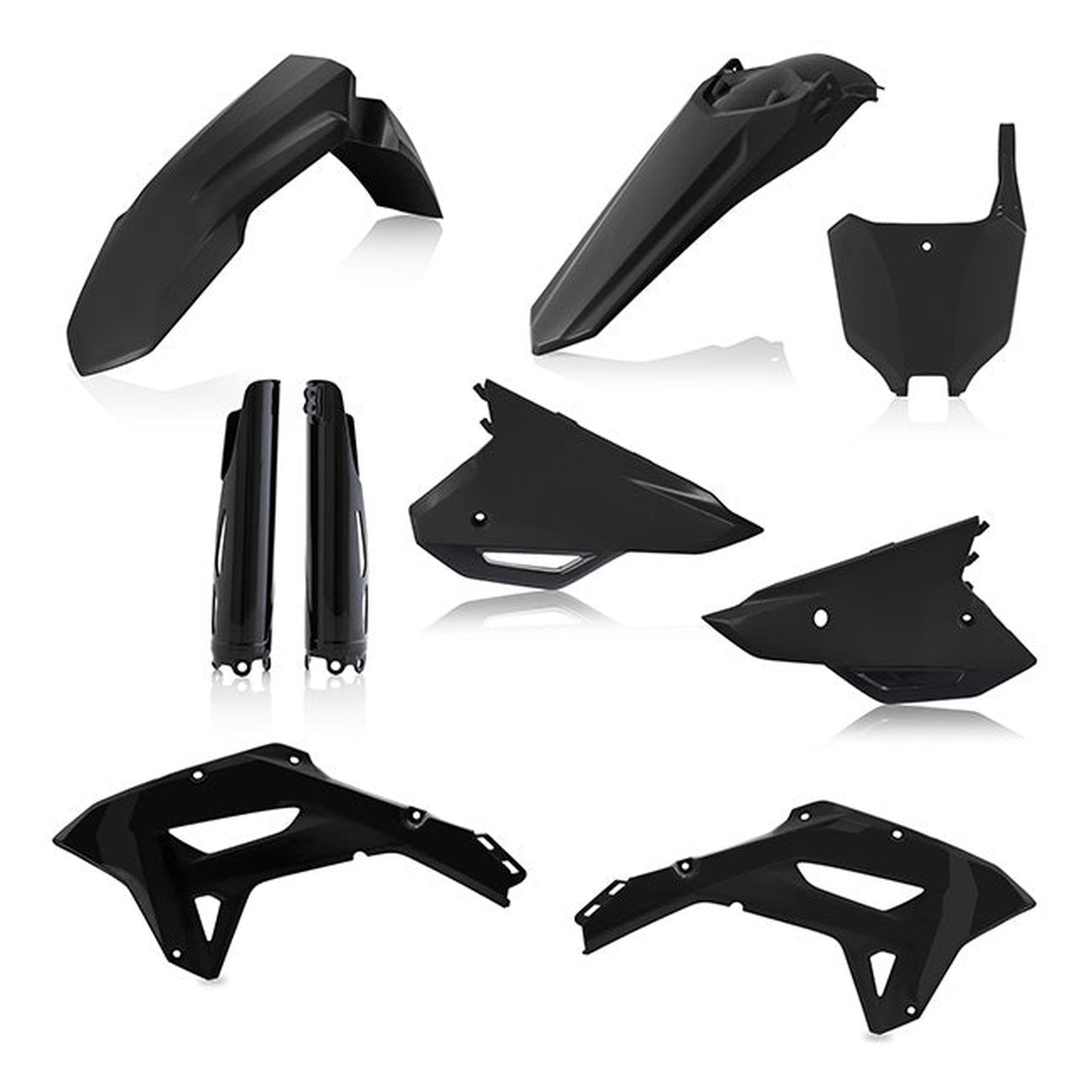 Honda Full Plastic Kit (CRF450RX/250RX 21-23/22) Black Acerbis (24582.090)