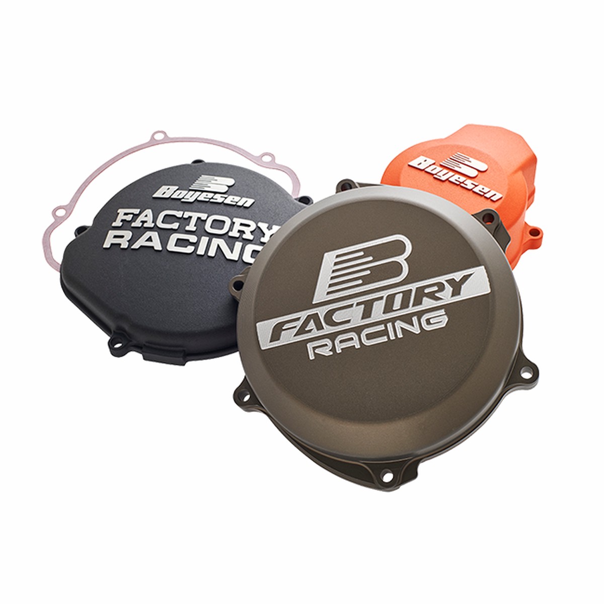 I CRF450X 05-16 Clutch Cover Black Boyesen (BRCC-06XB)
