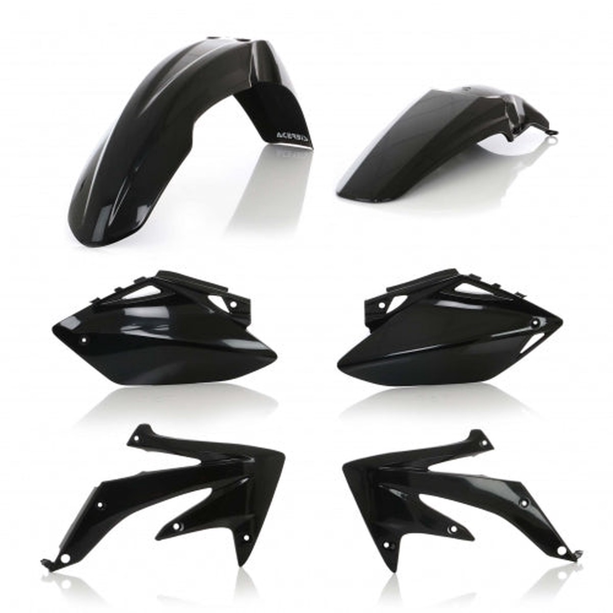I Honda Plastic Kit (CRF450R 07-08) Black Acerbis (10295.090)