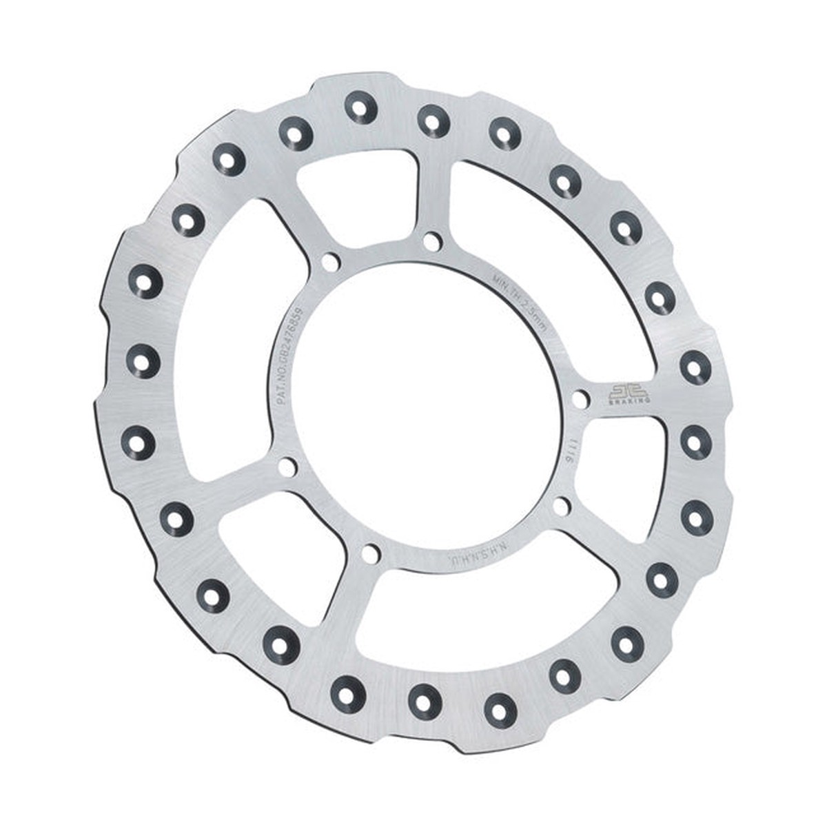 JT Disc Front Self Cleaning S/Steel Honda (JTD1116SC01)