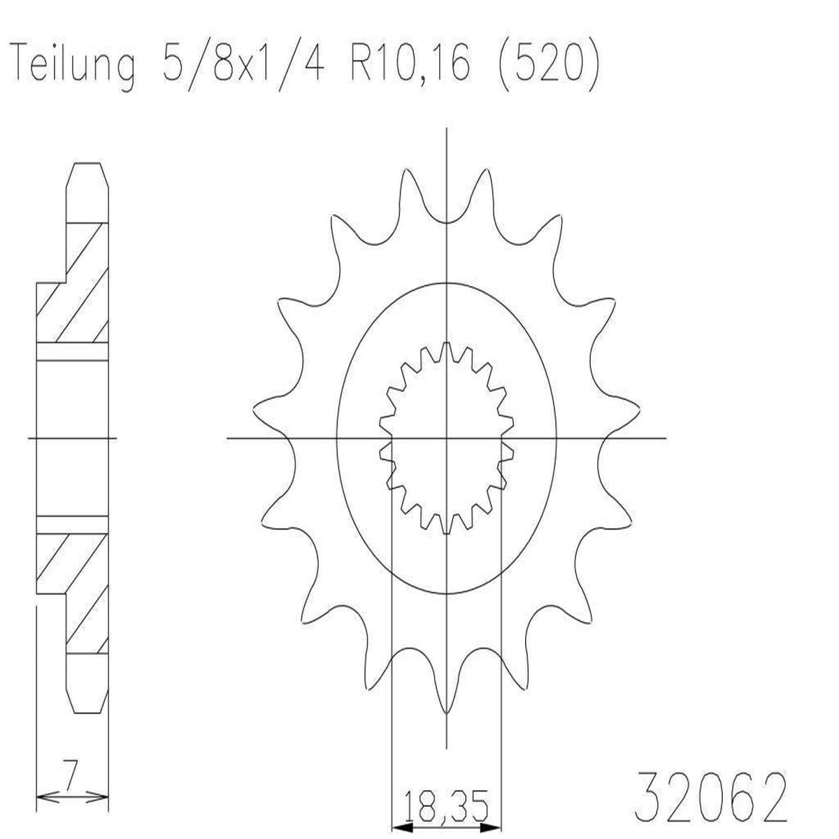 SPROCKET FRONT MOTO MASTER STEEL 12T SUZUKI RM125 81-10 13-14 RMZ250 07-12