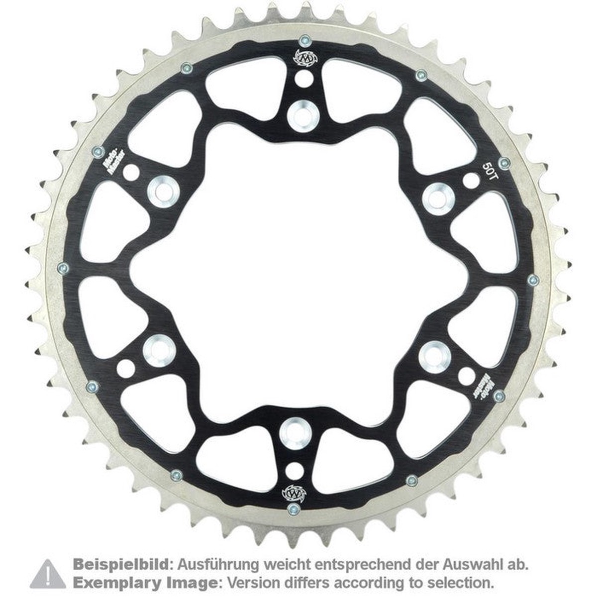SPROCKET REAR MOTO MASTER FUSION DUAL RING 52T BLACK KAWASAKI KDX KLX KX SUZUKI RMZ