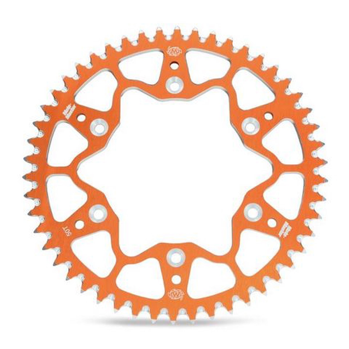 SPROCKET REAR MOTO MASTER ALUMINIUM 50T ORANGE GAS GAS MC65 HUSQVARNA TC65 KTM 60 SX 65 SX