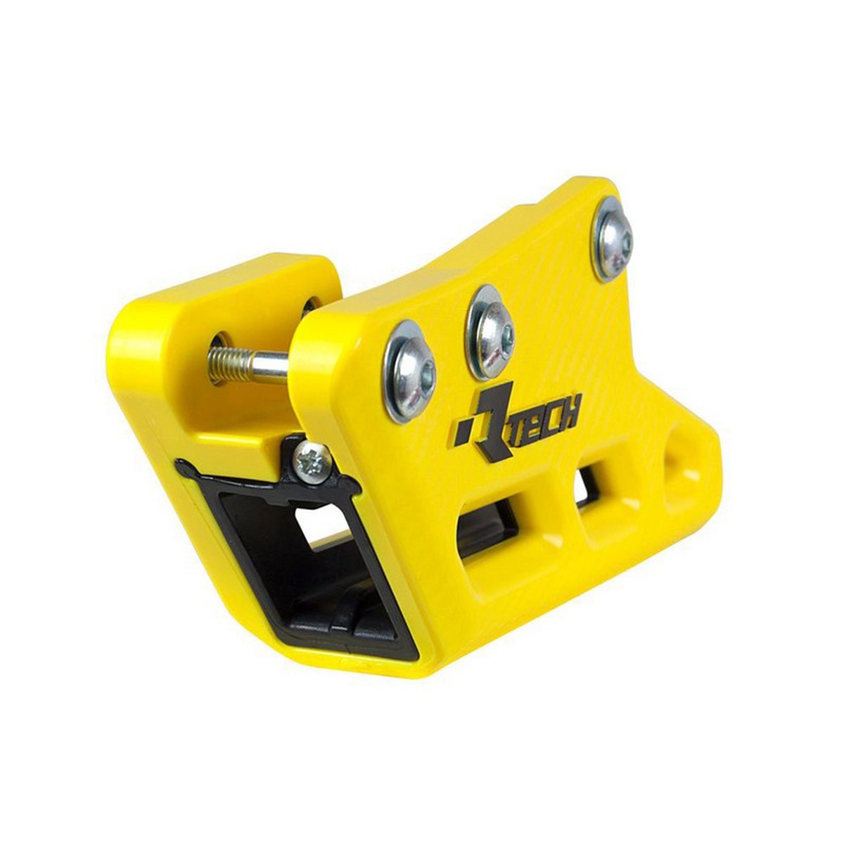 CHAIN GUIDE RTECH WORX MONOBLOCK R2.0 YELLOW BLACK SUZUKI RM125 RM250 99-11 RMZ250 07-21 RMZ450 RMX4