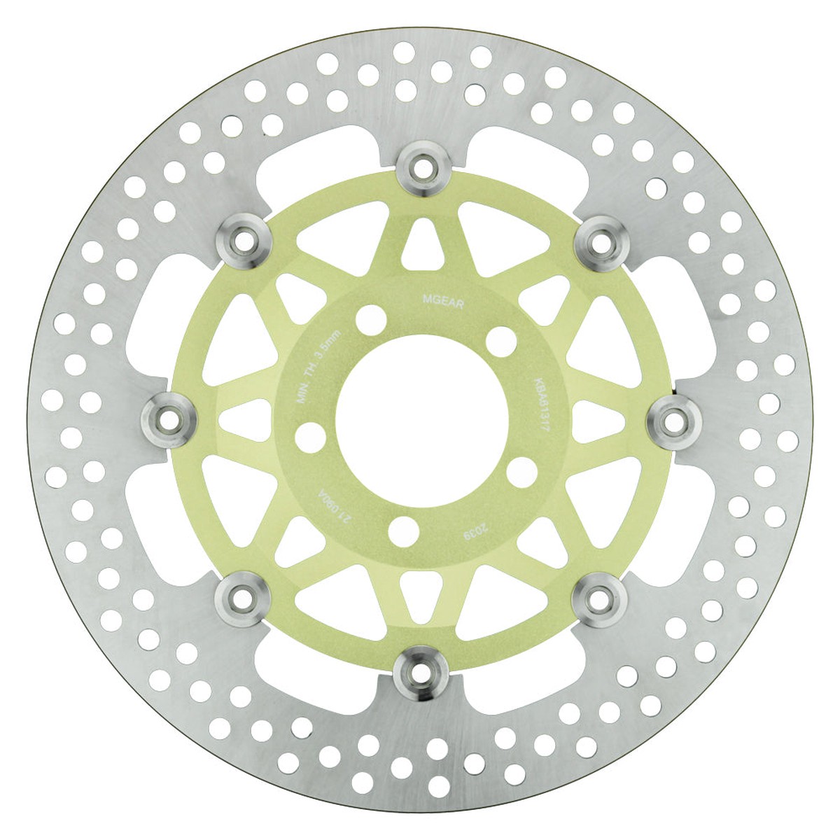 BRAKE DISC FRONT METAL GEAR KAWASAKI KR1 1988