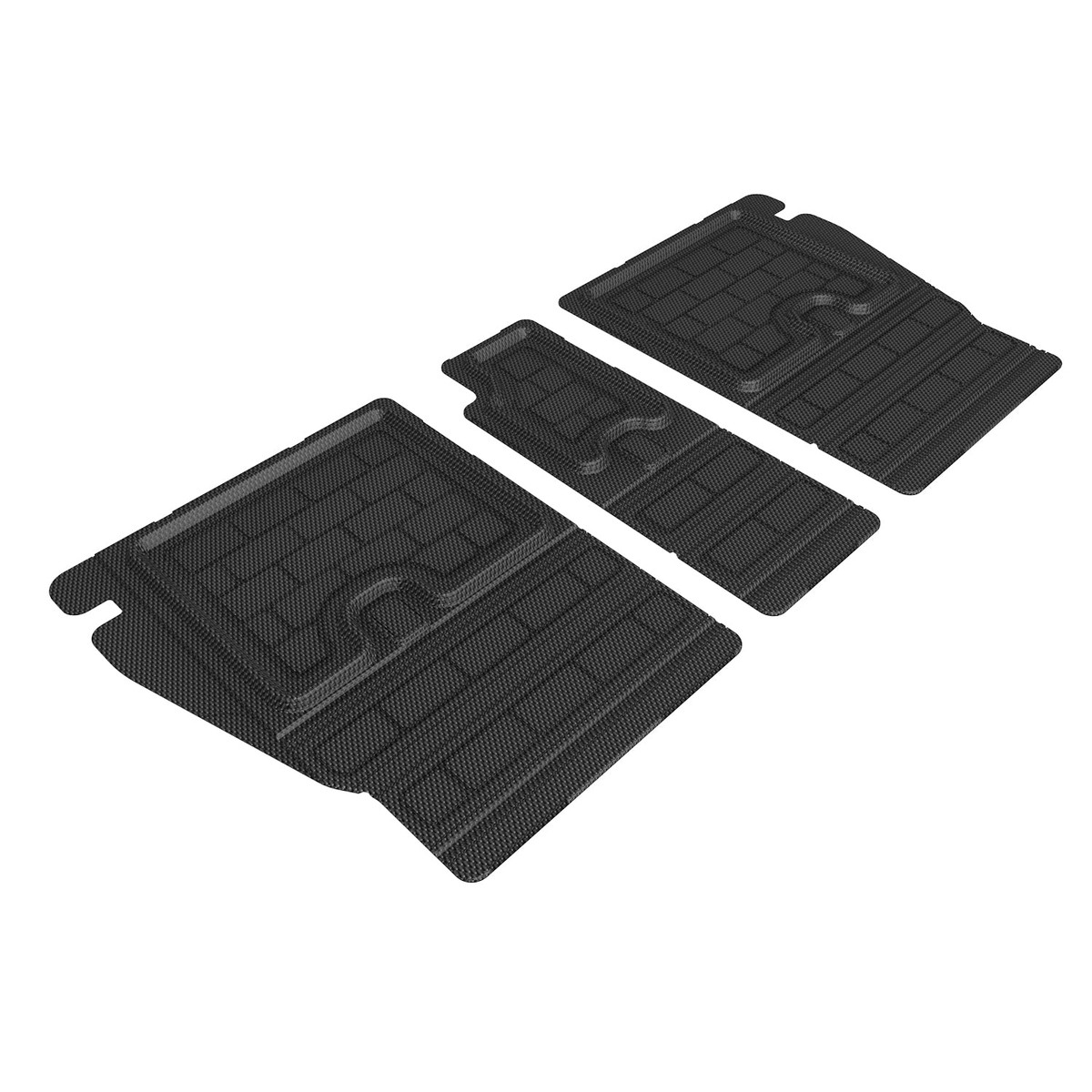 3D Maxpider 2016-2022 Mercedes-Benz GLC Class Kagu Seatback Protector Carbon Fiber Embossed Pattern Black Q1MB0791309