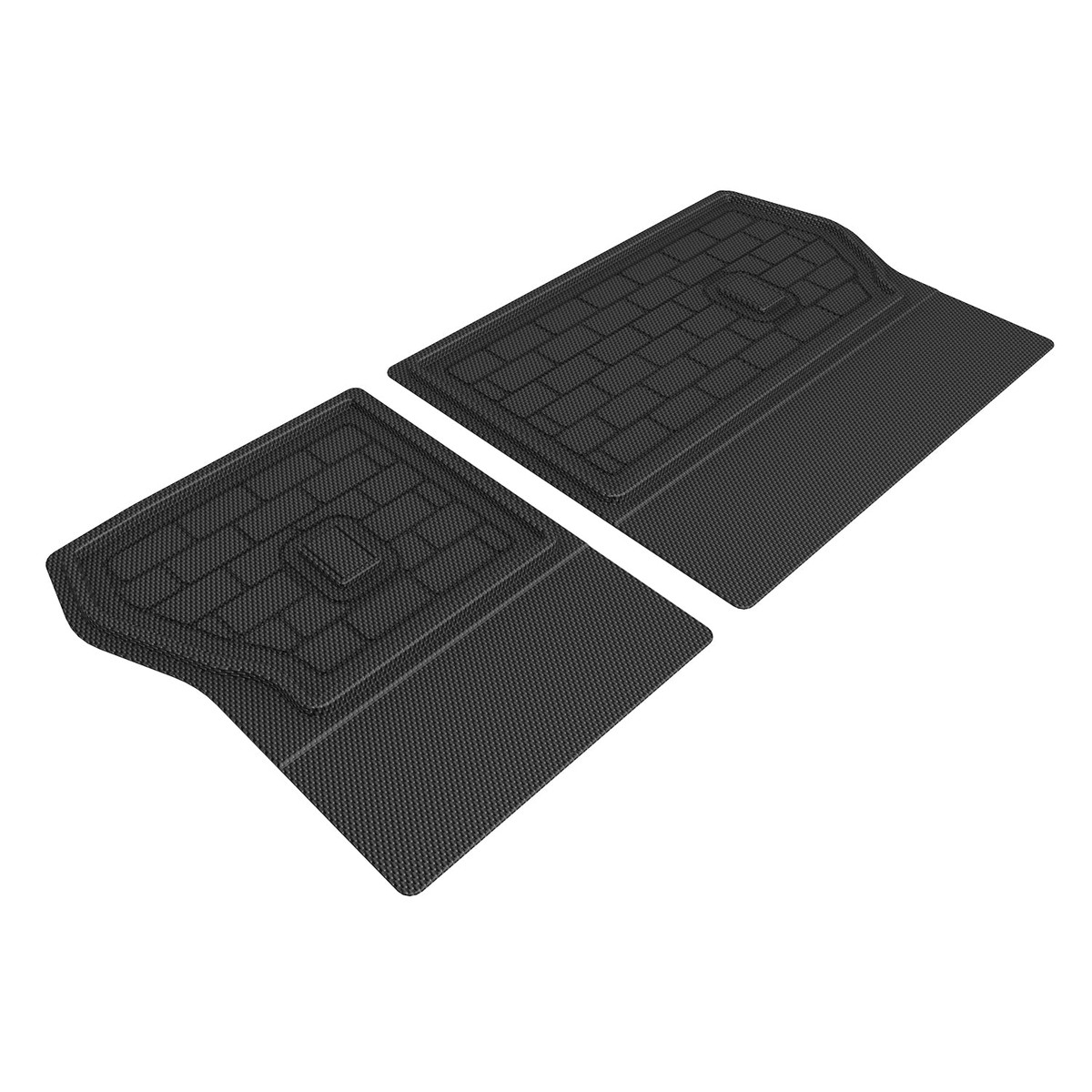 3D Maxpider 2022-2026 Hyundai Tucson Kagu Seat Back Protector Carbon Fiber Embossed Pattern Black Q1HY1191309