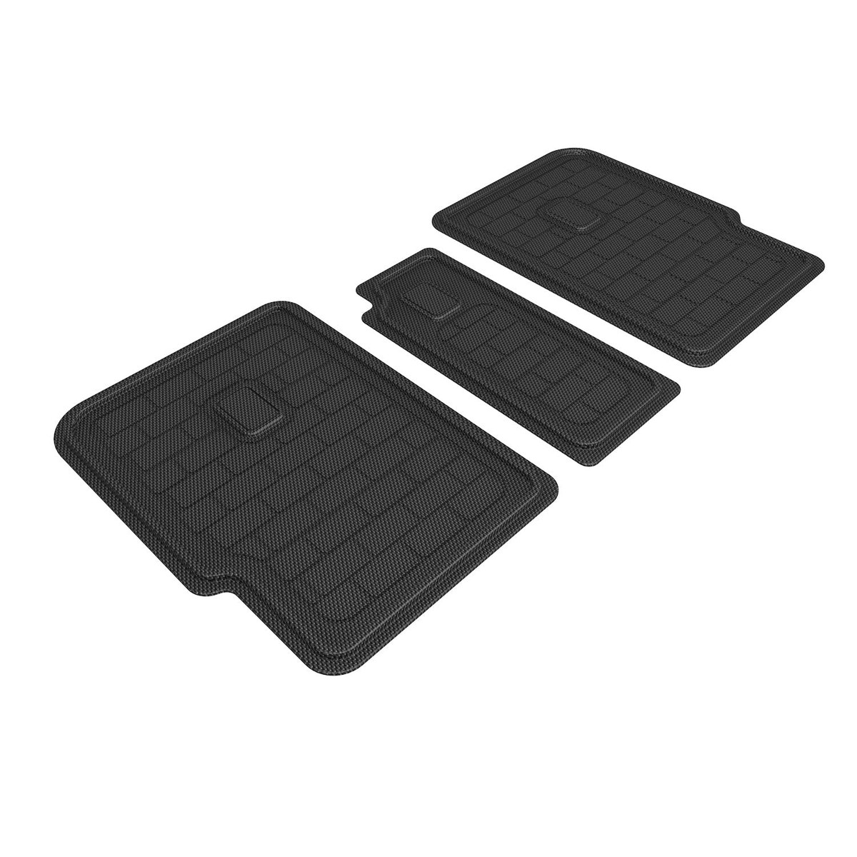 3D Maxpider 2022-2026 Rivian R1S Kagu Black 2nd Row Seatback Protector Q1RI0031309