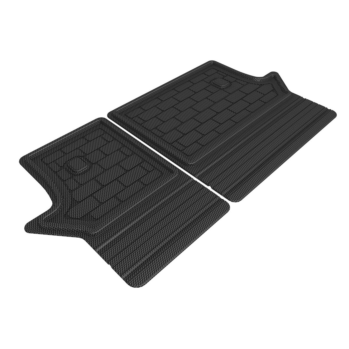 3D Maxpider 2019-2025 Toyota Rav4 Custom Seatback Protector Kagu Carbon Fiber Embossed Pattern Black Q1TY2541309