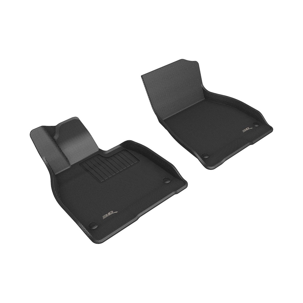 3D Maxpider 2022-2026 Mercedes-Benz EQS Custom Fit Kagu Black 1st Row Floor Liner L1MB16711509