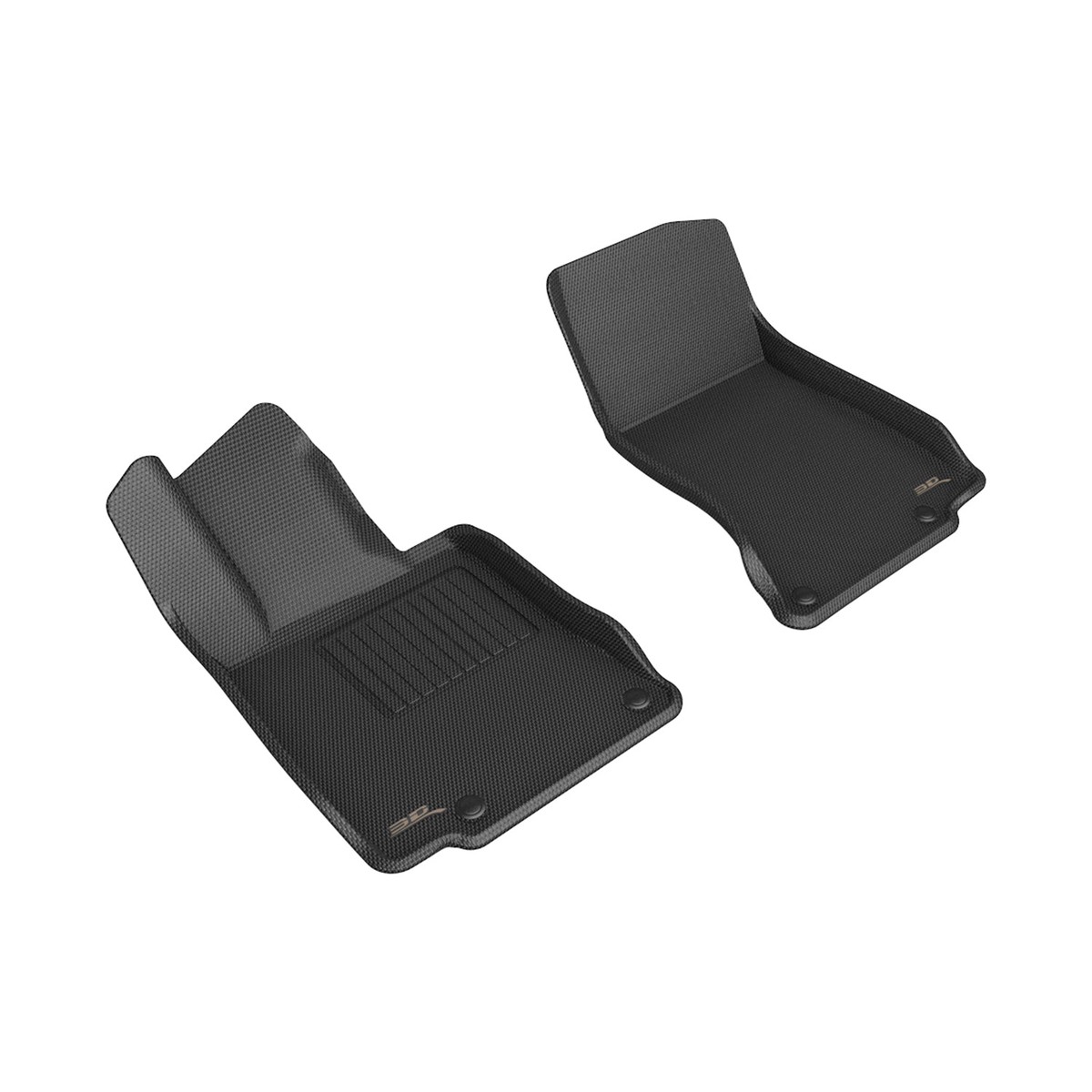 3D Maxpider 2022-2026 Mercedes-Benz C-Class Sedan W206 Custom Fit Kagu Black 1st Row Floor Liner L1MB15811509