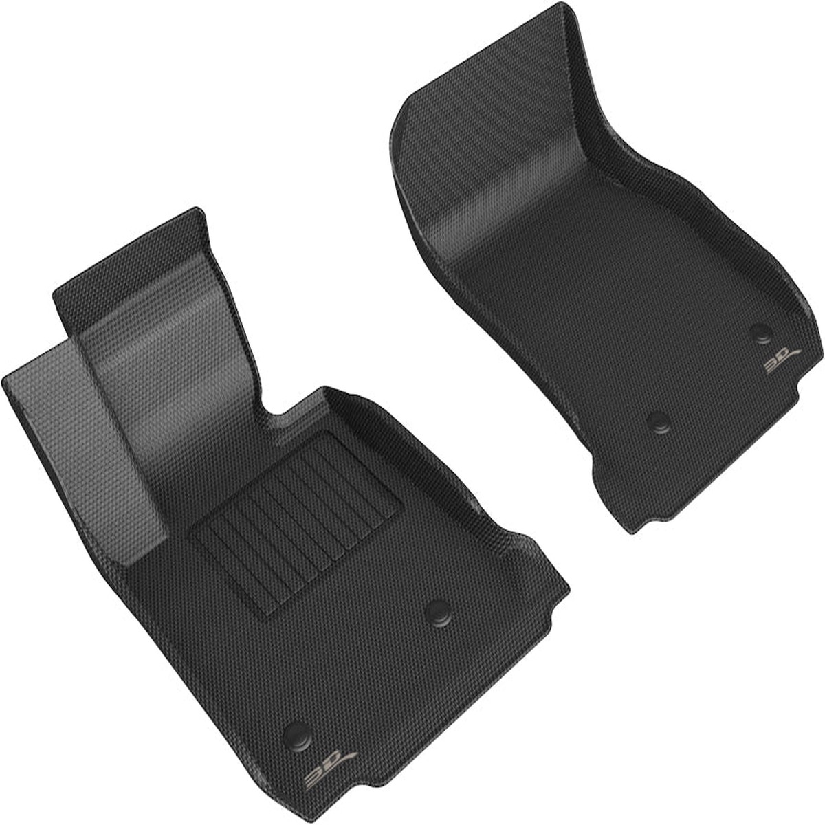 3D Maxpider 2014-2021 BMW 2 Series F22 Kagu Black 1st Row Floor Liner L1BM03611509