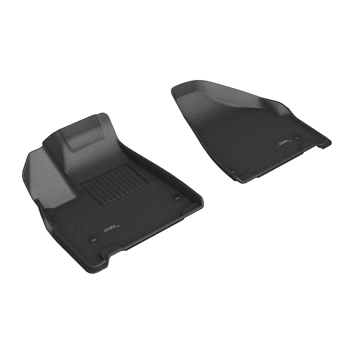 3D Maxpider 2021-2026 Chrysler Pacifica Pinnacle Custom Fit Kagu Black 1st Row Floor Liner L1CY00811509