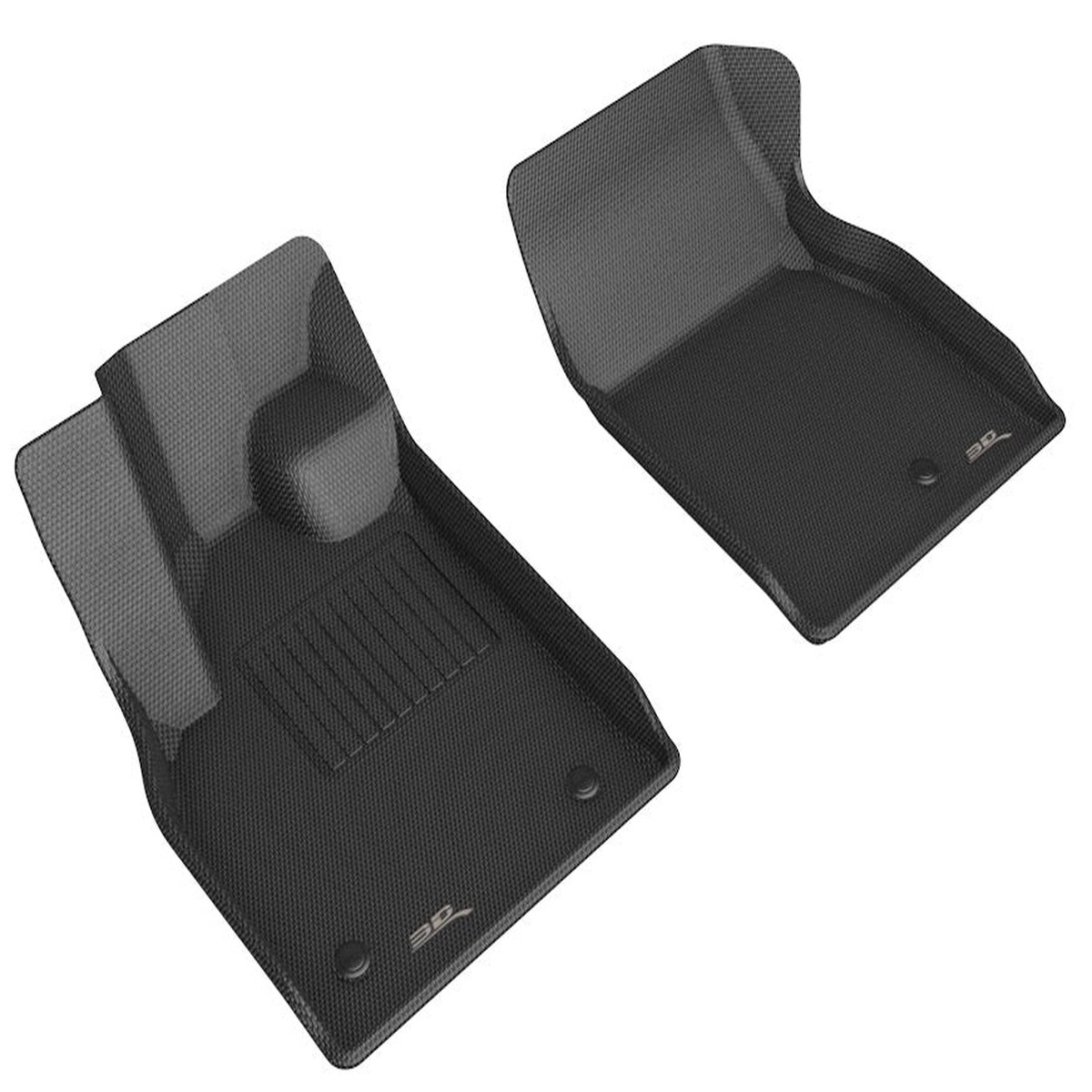 3D Maxpider 2021-2026 Ford Mustang Mach-E Custom Fit Kagu Black 1st Row Floor Liner L1FR13811509