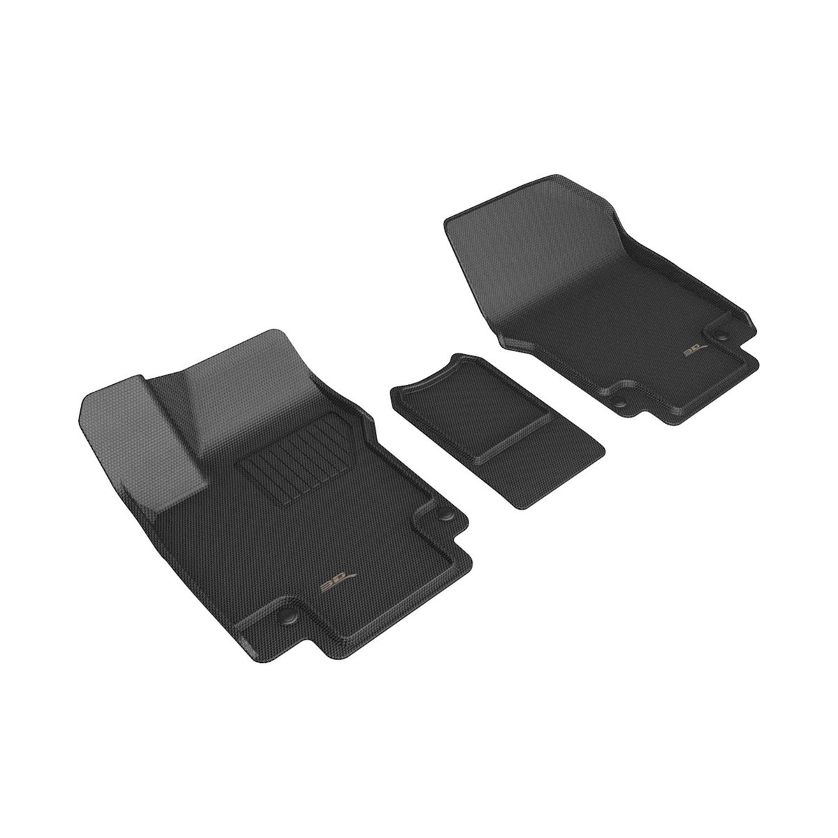 3D Maxpider 2022-2024 Hyundai Ioniq 5 Limited Custom Fit Kagu Black 1st Row Floor Liner L1HY12311509