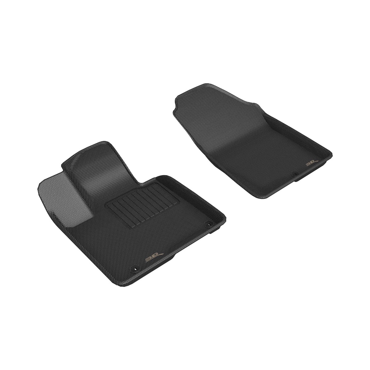3D Maxpider 2022-2026 Hyundai Santa Cruz Custom Fit Kagu Black 1st Row Floor Liner L1HY11811509