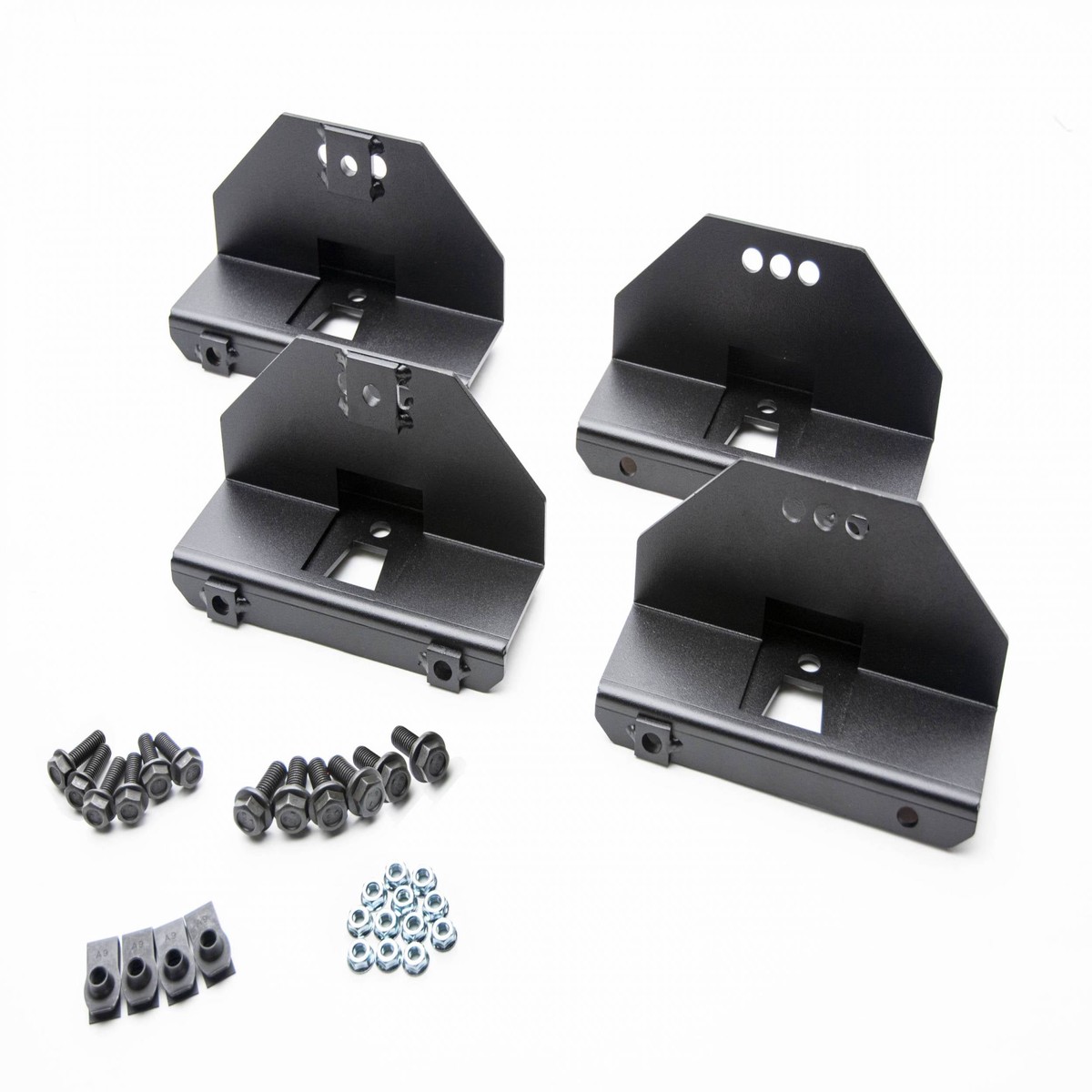 ZROADZ 2021-2025 Ford Bronco 4 Door Installation Bracket Kit for use on 4 Door Model Rock Sliders Z745401-4BK