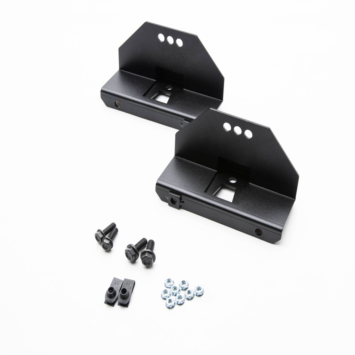 ZROADZ 2021-2025 Ford Bronco 2 Door Installation Bracket Kit Model Rock Sliders Z745421-2BK